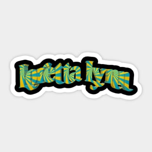 3d loretta lynn Sticker